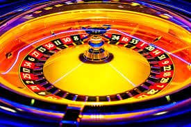 Layar taruhan roulette dengan pilihan jelas